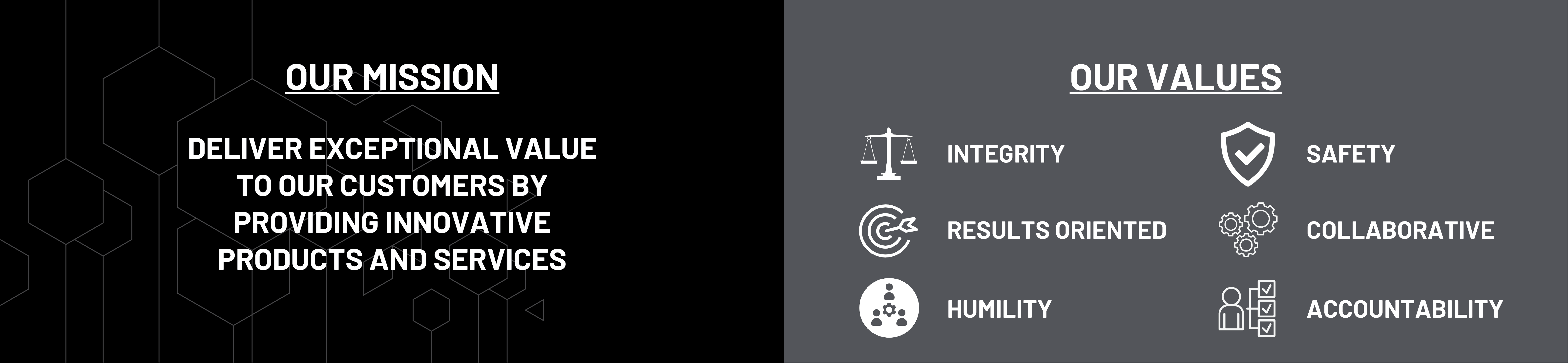MISSION VALUES WEB BANNER MISSION VALUES WEB BANNER